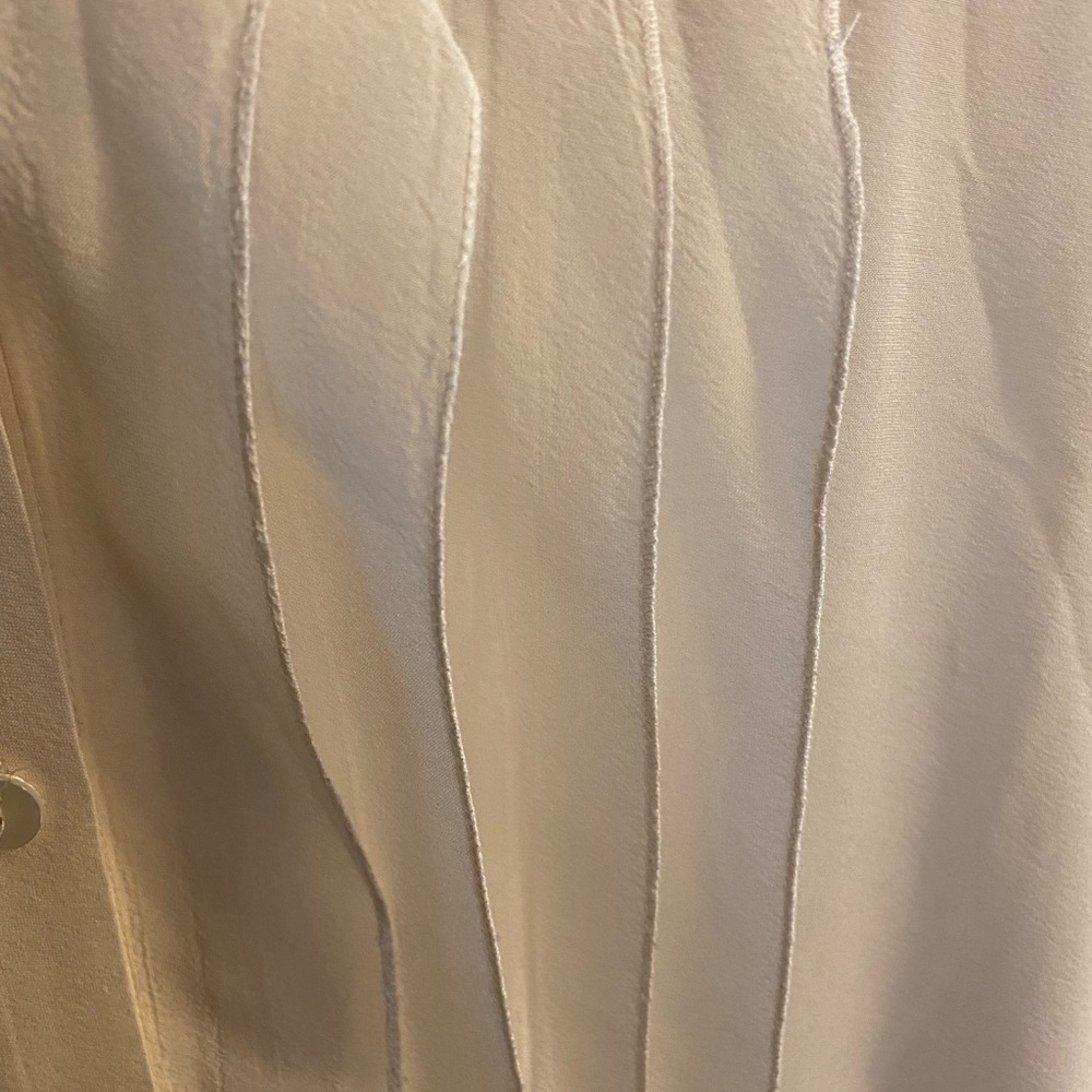 Theory silk buttoned top